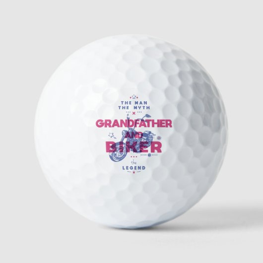 Grootvader en fietser het man de mythe van de lege golfballen (Voorkant)