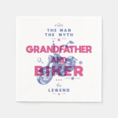 Grootvader en fietser het man de mythe van de lege servet (Voorkant)