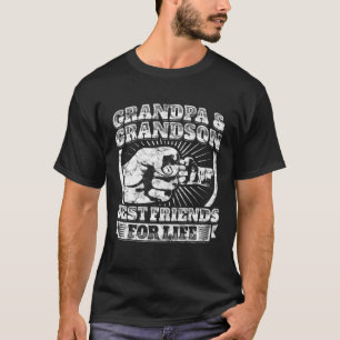 Grootvader en grootzoon Gift Family Grandad Fist B T-shirt