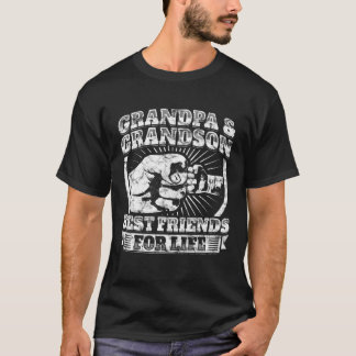 Grootvader en grootzoon Gift Family Grandad Fist B T-shirt