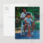 Grootvader en kind 2010 briefkaart (Voorkant / Achterkant)