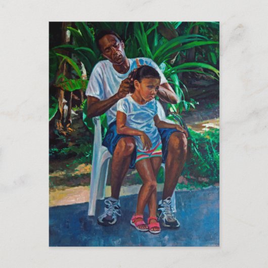 Grootvader en kind 2010 briefkaart (Voorkant)