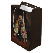 Grootvader en kleindochters (door Joseph Clark) Medium Cadeauzakje (Achterkant Gekanteld)