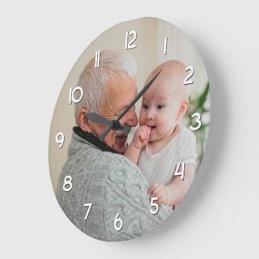 Grootvader en kleinzoon Familie Foto Grote Klok (Hoek)