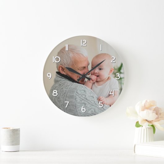 Grootvader en kleinzoon Familie Foto Grote Klok (Huis)