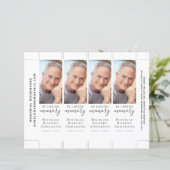 Grootvader Foto Memorial Bladwijzer (Staand voorkant)