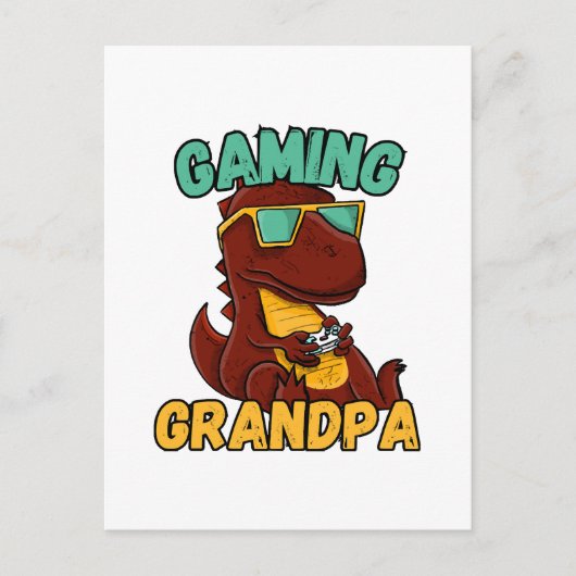 Grootvader Gamen Briefkaart (Voorkant)