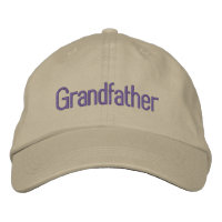 Grootvader gepersonaliseerd geborduurd Baseball Pe