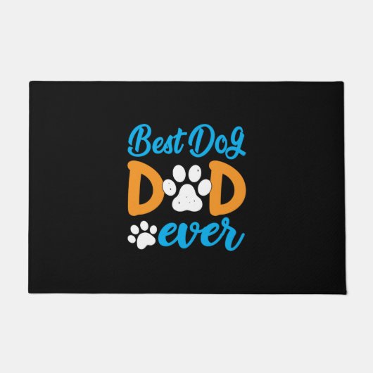 Grootvader Gift | Beste hond-pap ooit Deurmat (Voorkant)