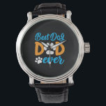 Grootvader Gift | Beste hond-pap ooit Horloge<br><div class="desc">Grootvader Gift | Beste hond-pap ooit</div>