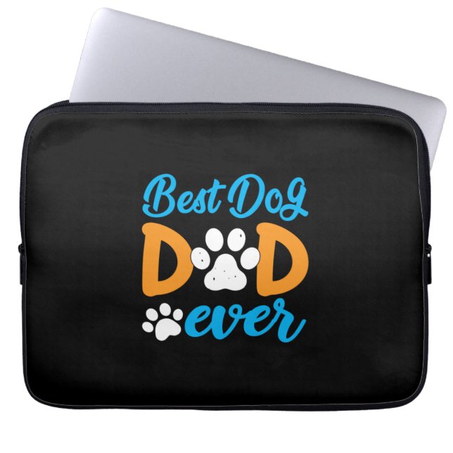 Grootvader Gift | Beste hond-pap ooit Laptop Sleeve (Voorkant)