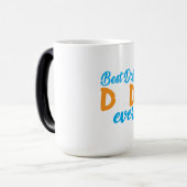 Grootvader Gift | Beste hond-pap ooit Magische Mok (Voorkant links)