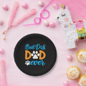 Grootvader Gift | Beste hond-pap ooit Papieren Bordje (Feest)