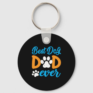 Grootvader Gift Beste hond-pap ooit Sleutelhanger