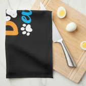 Grootvader Gift | Beste hond-pap ooit Theedoek (Quarter Fold)