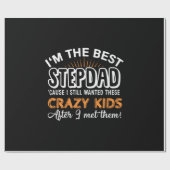 Grootvader Gift | Ik ben de beste stap Cadeaupapier (Vlak)