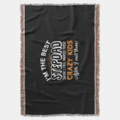 Grootvader Gift | Ik ben de beste stap Deken (Voorkant Verticaal)