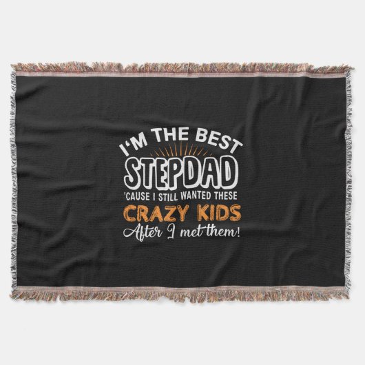 Grootvader Gift | Ik ben de beste stap Deken (Voorkant)