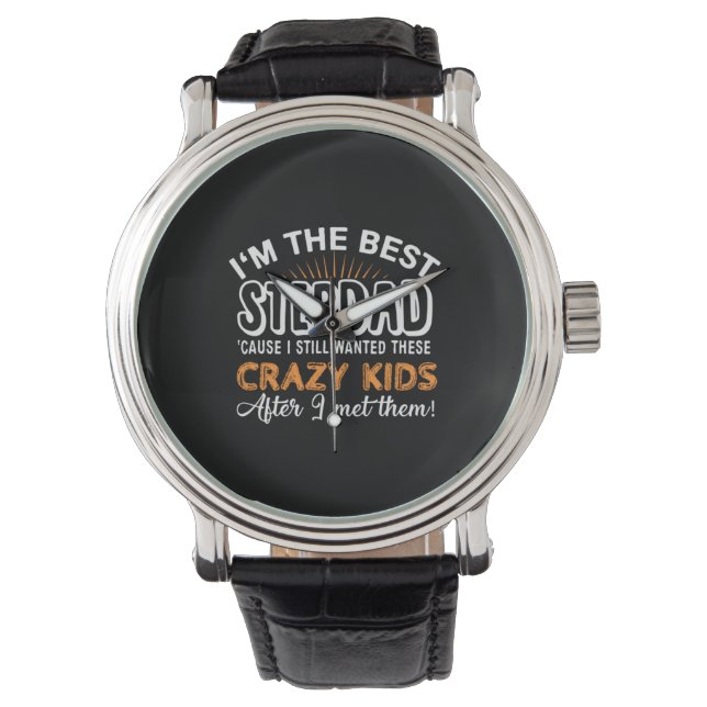 Grootvader Gift | Ik ben de beste stap Horloge (Voorkant)