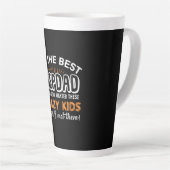 Grootvader Gift | Ik ben de beste stap Latte Mok (Rechterhoek)