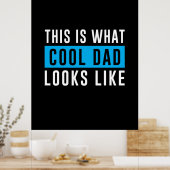 Grootvader Gift | Kool dat papa er uitziet Poster (Keuken)