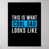 Grootvader Gift | Kool dat papa er uitziet Poster (Voorkant)