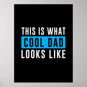 Grootvader Gift Kool dat papa er uitziet Poster