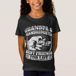 Grootvader grootdochter Gift Family Grandad Fist B T-shirt