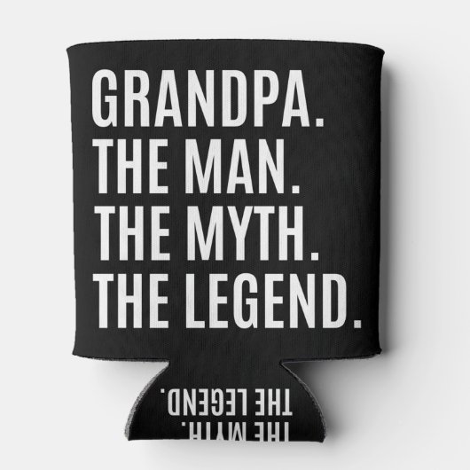 Grootvader/grootvader Gift Blikjeskoeler (Achterkant)