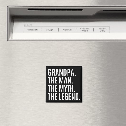 Grootvader/grootvader Gift Magneet (Insitu (Vaatwasser))