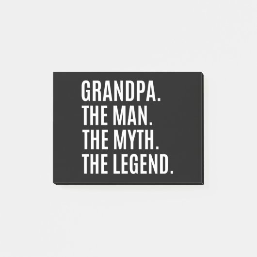 Grootvader/grootvader Gift Post-it® Notes (Voorkant)