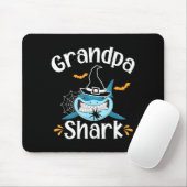 Grootvader Haifisch Grappige Halloween Opa Aankond Muismat (Met muis)