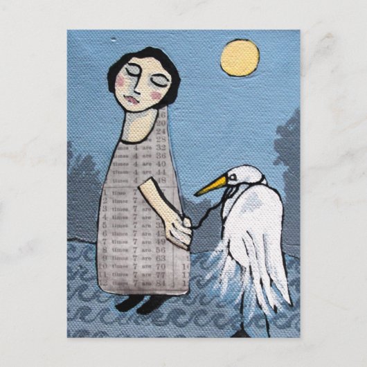 Grootvader Heron Briefkaart (Voorkant)