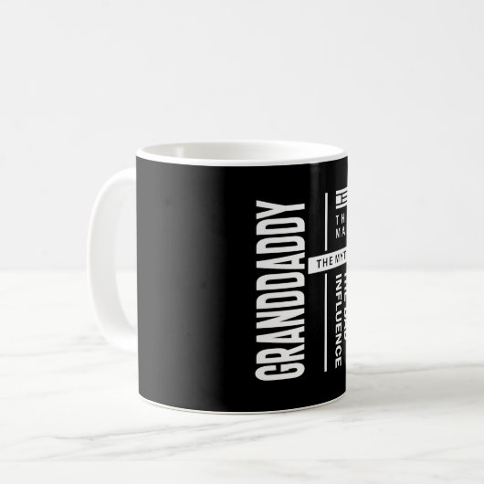Grootvader het Man de slechte invloed die vader kr Koffiemok (Voorkant links)