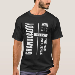Grootvader het Man de slechte invloed die vader kr T-shirt