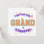 Grootvader in opa kaart (Voorkant / Achterkant in situ)