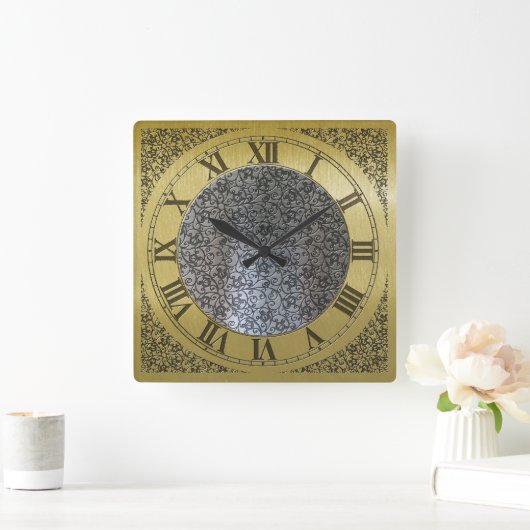 Grootvader Klock Face Vierkante Klok (Huis)