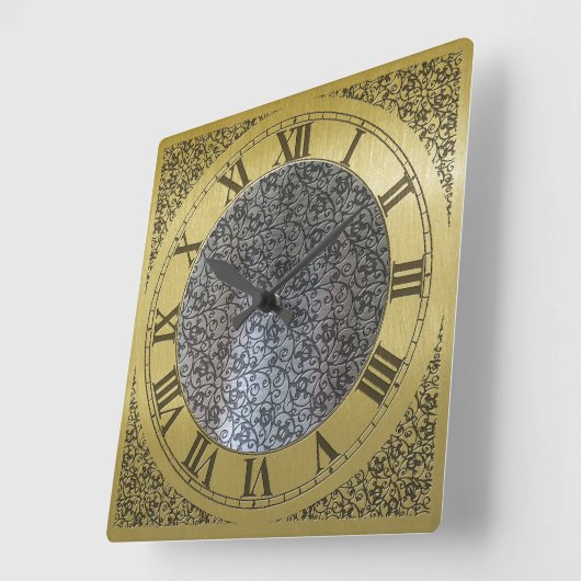 Grootvader Klock Face Vierkante Klok (Hoek)