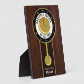 Grootvader klok Grootste Vader aller tijden Fotoplaat (Zijkant)