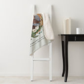 Grootvader moderne, elegante olifantenfoto sherpa deken (In situ)