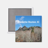 Grootvader Mountain, North Carolina magneet (Voorkant / Achterkant)