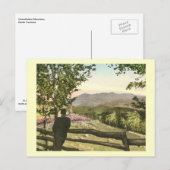 Grootvader Mountain, Vintage van North Carolina Briefkaart (Voorkant / Achterkant)