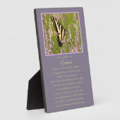 Grootvader of grootvader Memorial Plaque Fotoplaat (Zijkant)