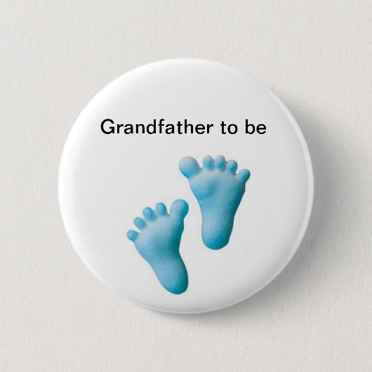 Grootvader om te worden ronde button 5,7 cm (Voorkant)