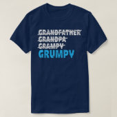 Grootvader opa Grampy Grumpy voor mannen T-shirt (Design voorkant)