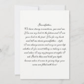 Grootvader Rainbow Angel Kaart (Achterkant)