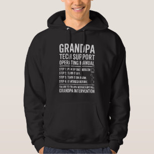 Grootvader Tech Steun Bedieningshandleiding Grappi Hoodie