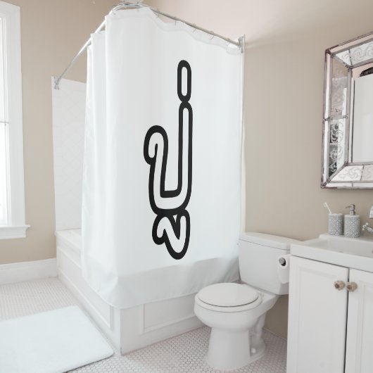 Grootvader Thai (vaderlijk) - ปู่ / Pu Douchegordijn (In situ)