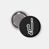 Grootvader Thai (vaderlijk) - ปู่ / Pu Magneet (Voorkant / Achterkant)