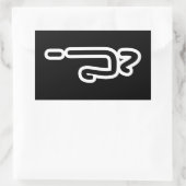 Grootvader Thai (vaderlijk) - ปู่ / Pu Rechthoekige Sticker (Tas)